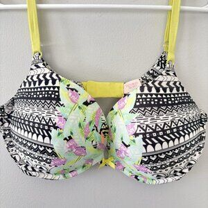Victoria's Secret 36D Geometric & Tropical Women’s Underwire Push Up Bra